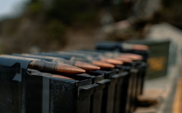U.S. Marines Participate in a Sniper Range on Rodriguez Live Fire Complex