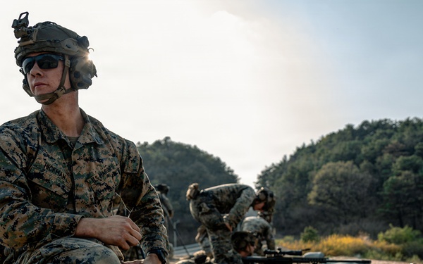 U.S. Marines Participate in a Sniper Range on Rodriguez Live Fire Complex