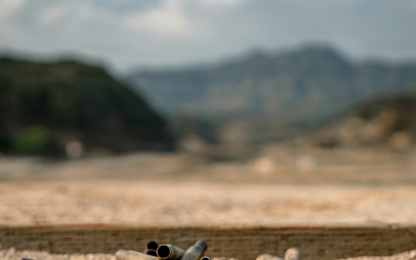 U.S. Marines Participate in a Sniper Range on Rodriguez Live Fire Complex