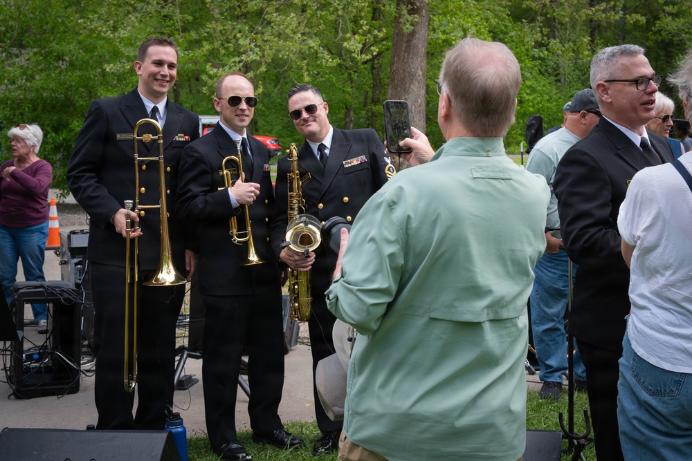 U.S. Naval Academy Band performs in Great Smokey Mountain National Park