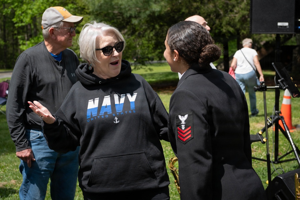 U.S. Naval Academy Band performs in Great Smokey Mountain National Park