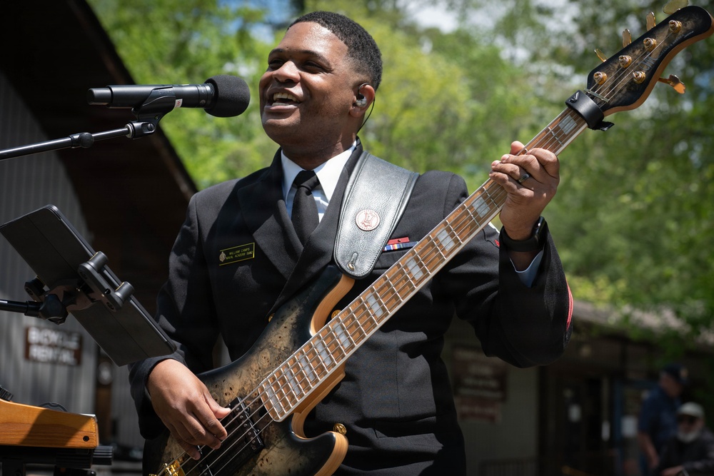 U.S. Naval Academy Band performs in Great Smokey Mountain National Park