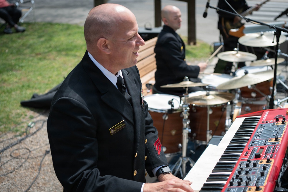 U.S. Naval Academy Band performs in Great Smokey Mountain National Park