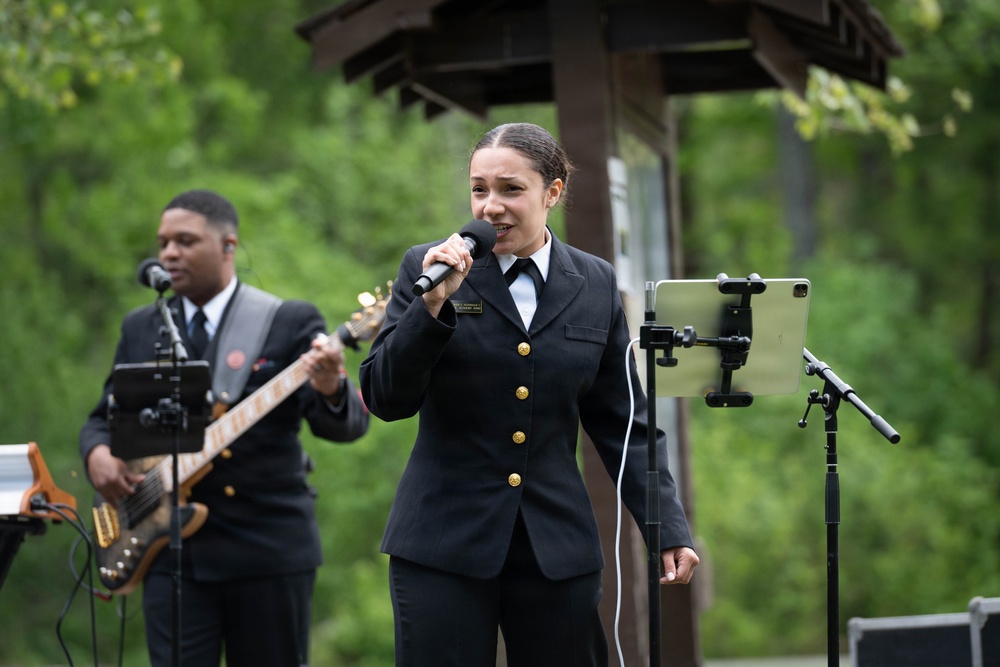 U.S. Naval Academy Band performs in Great Smokey Mountain National Park
