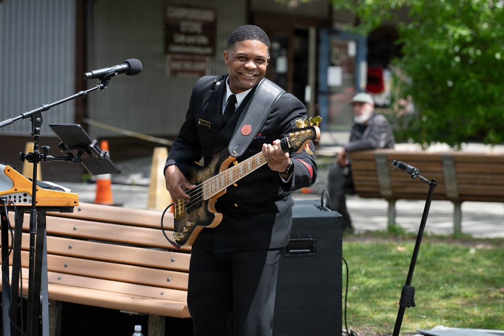 U.S. Naval Academy Band performs in Great Smokey Mountain National Park