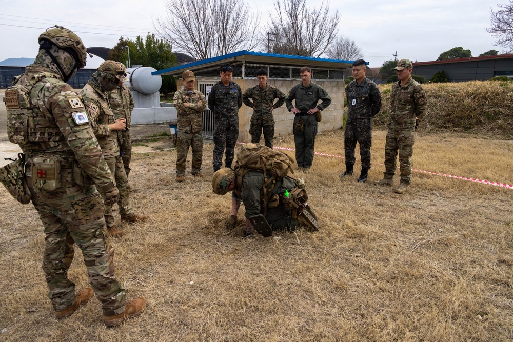 U.S. Marines and ROKAF train interoperability
