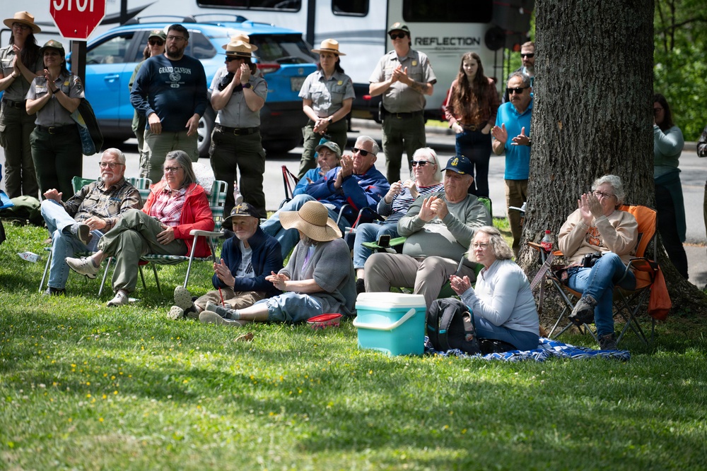 U.S. Naval Academy Band performs in Great Smokey Mountain National Park