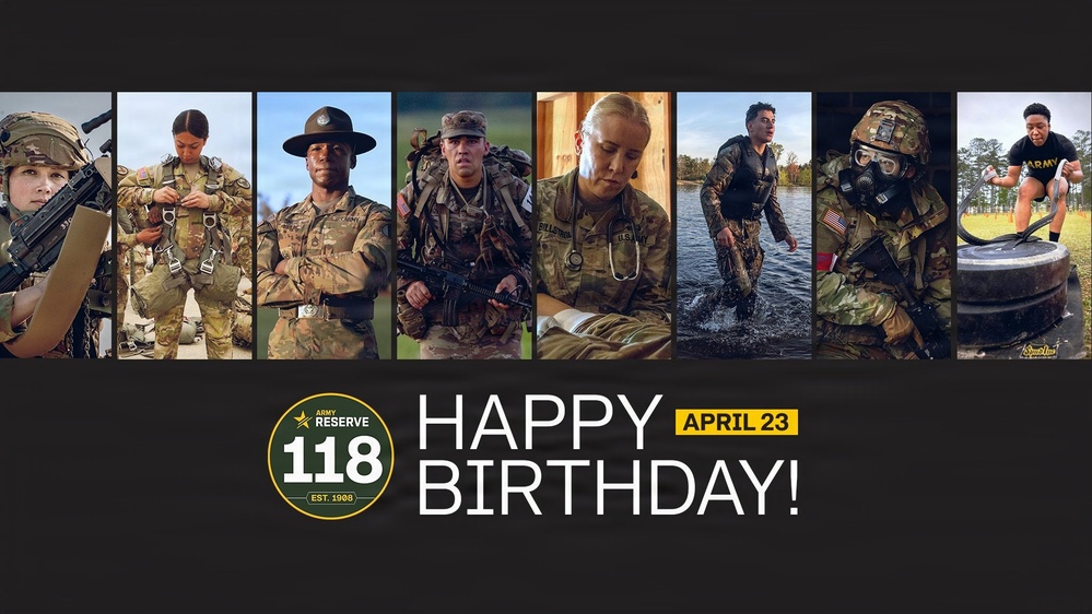 Celebrating 118 years of the U.S. Army Reserve