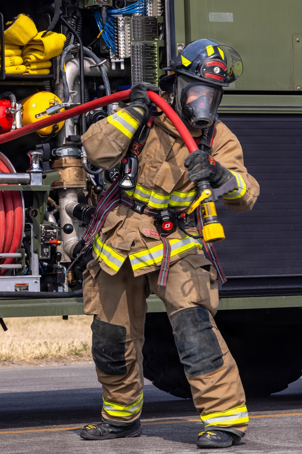 U.S. Marines partner with ROKAF for aircraft rescue training