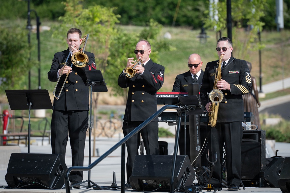 U.S. Naval Academy Band performs at Knoxville Smokies Baseball Game