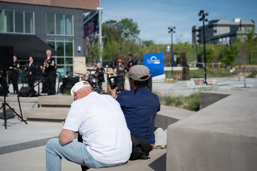 U.S. Naval Academy Band performs at Knoxville Smokies Baseball Game