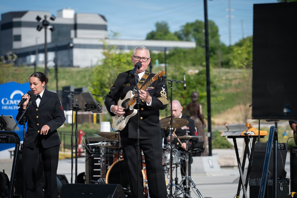 U.S. Naval Academy Band performs at Knoxville Smokies Baseball Game
