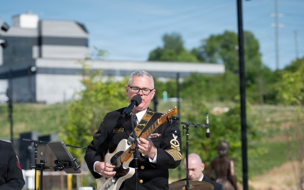 U.S. Naval Academy Band performs at Knoxville Smokies Baseball Game