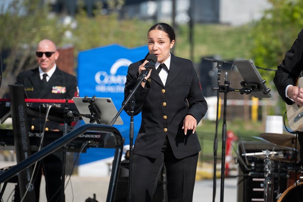 U.S. Naval Academy Band performs at Knoxville Smokies Baseball Game