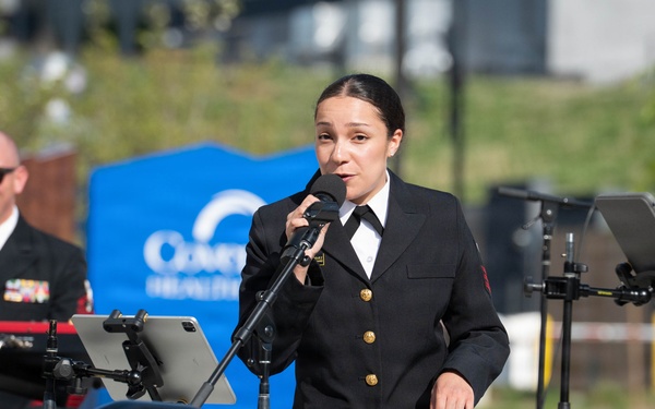 U.S. Naval Academy Band performs at Knoxville Smokies Baseball Game