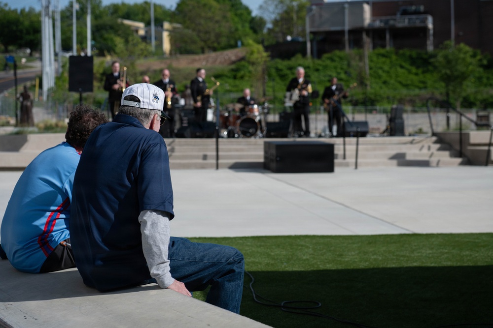 U.S. Naval Academy Band performs at Knoxville Smokies Baseball Game