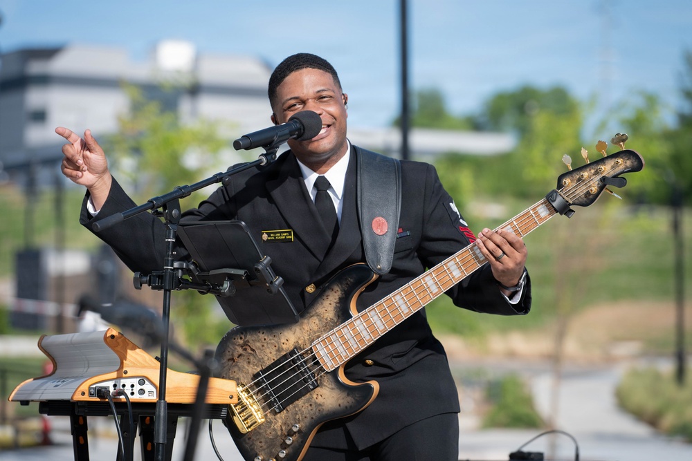 U.S. Naval Academy Band performs at Knoxville Smokies Baseball Game