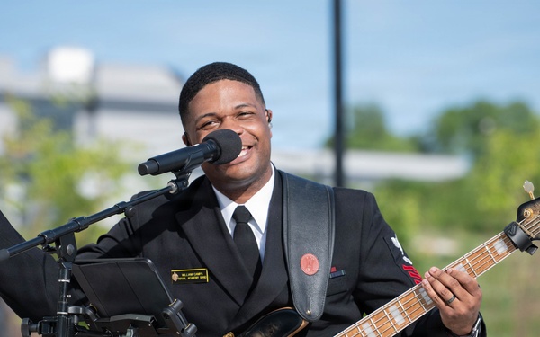 U.S. Naval Academy Band performs at Knoxville Smokies Baseball Game