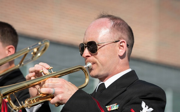 U.S. Naval Academy Band performs at Knoxville Smokies Baseball Game