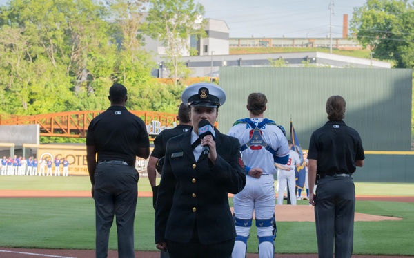 U.S. Naval Academy Band performs at Knoxville Smokies Baseball Game