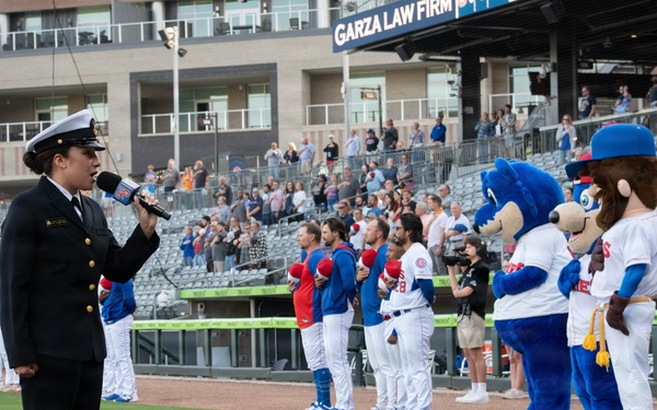 U.S. Naval Academy Band performs at Knoxville Smokies Baseball Game