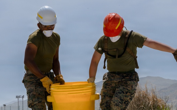 MWSS-171 uses new heat resistant concrete during ADR training
