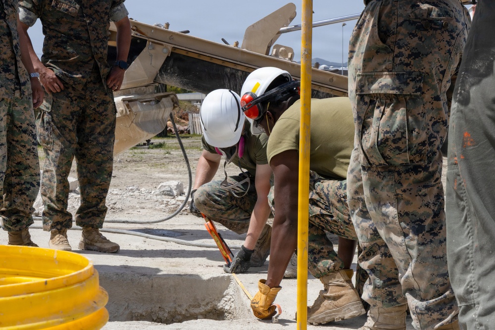 MWSS-171 uses new heat resistant concrete during ADR training