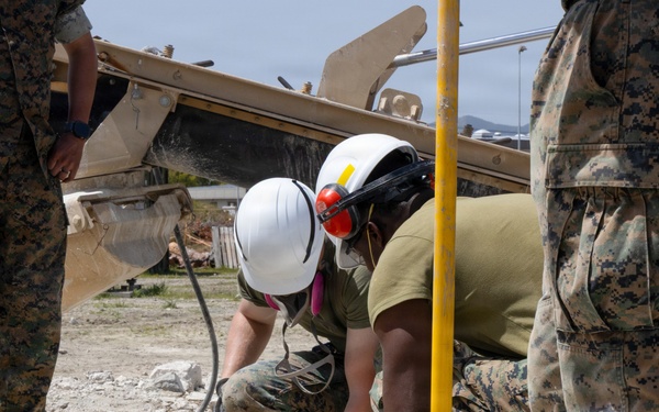 MWSS-171 uses new heat resistant concrete during ADR training