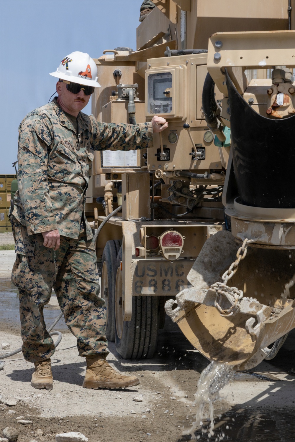 MWSS-171 uses new heat resistant concrete during ADR training