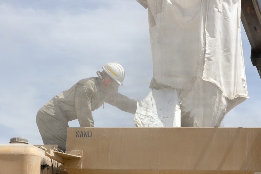 MWSS-171 uses new heat resistant concrete during ADR training