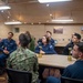 Rear Adm. Carey Cash Visits USS Ronald Reagan (CVN 76)