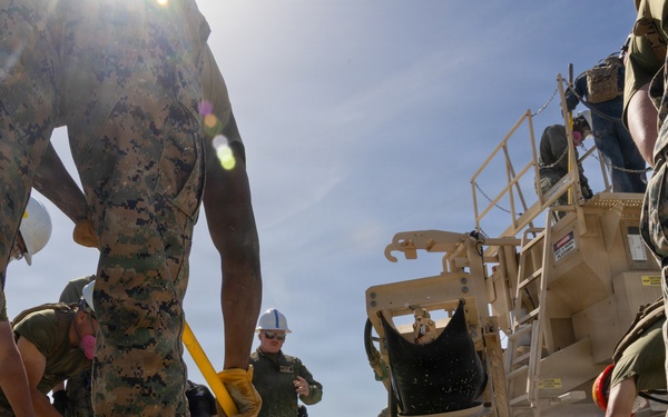 MWSS-171 uses new heat resistant concrete during ADR training