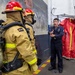 USS Ronald Reagan (CVN 76) Sailors Conduct U46C Damage Control Elite Firefighter Training