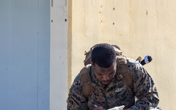 U.S. Marines provide medical care during a simulated mass casualty training event