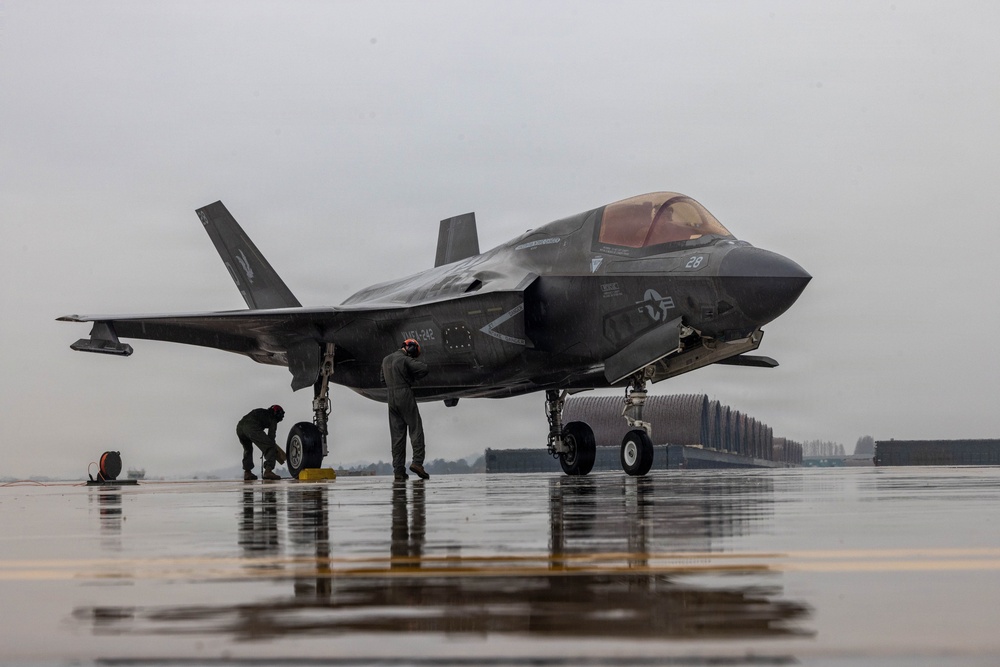 VMFA-242 continue flight operations out of Gwangju Air Base