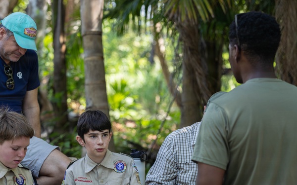 U.S. Army Partners with Scouting America Troop 1849 for Jungle Survival Training