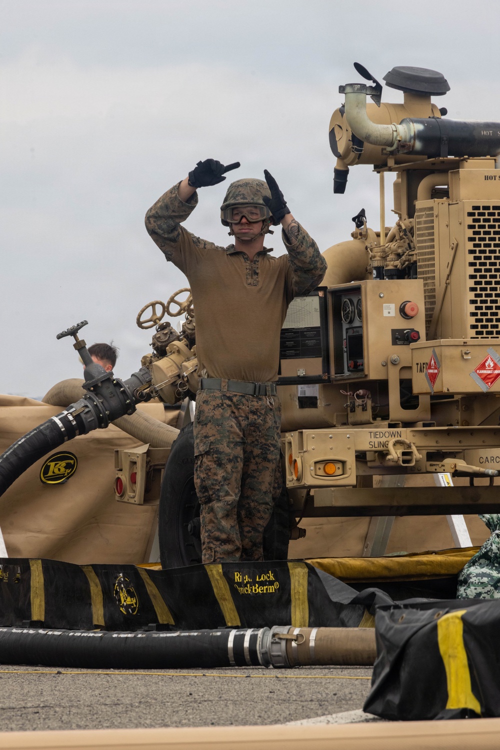 VMFA-242 trains with MWSS-171 during KMEP 26.1