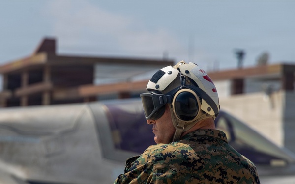 VMFA-242 trains with MWSS-171 during KMEP 26.1