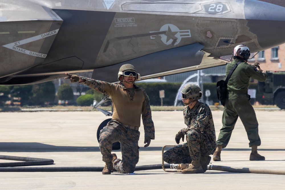 VMFA-242 trains with MWSS-171 during KMEP 26.1