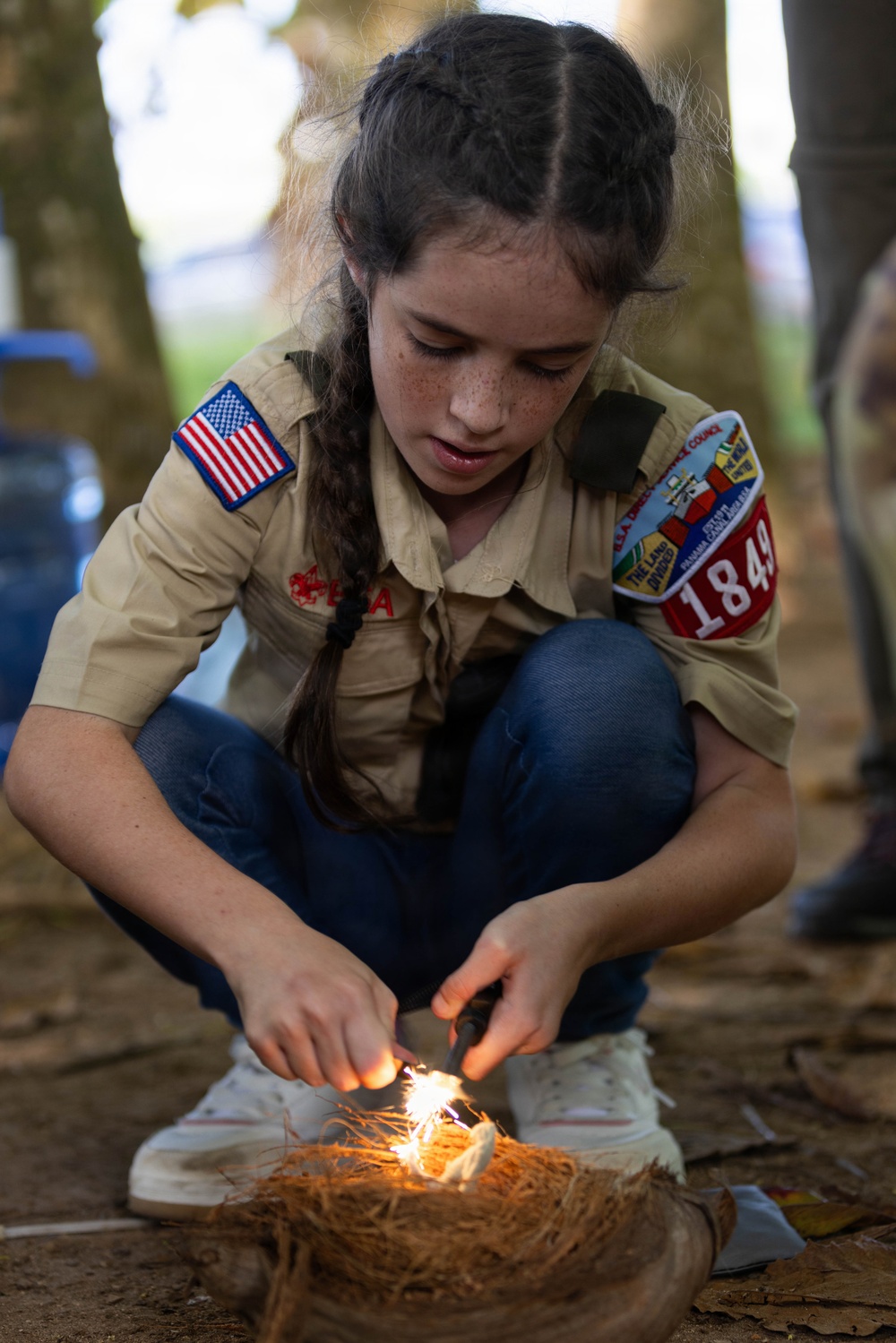U.S. Army Partners with Scouting America Troop 1849 for Jungle Survival Training
