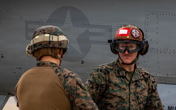 VMFA 242, VMFA-232 take to the skies above Gwangju Air Base