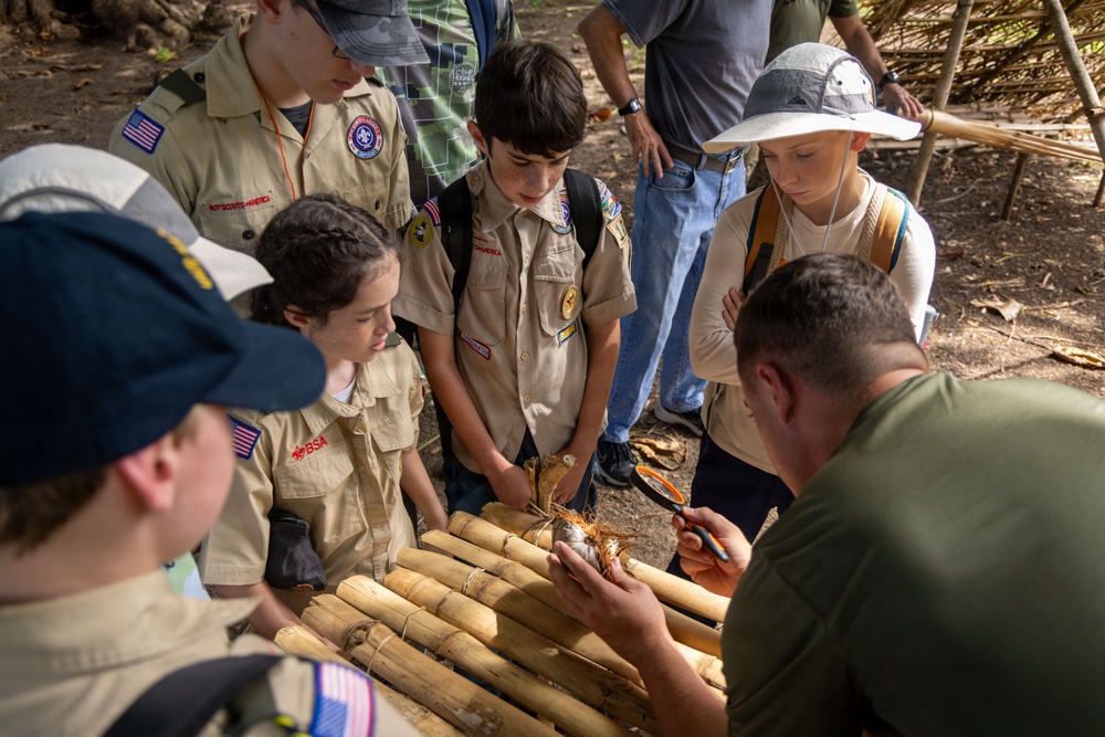 U.S. Army Partners with Scouting America Troop 1849 for Jungle Survival Training