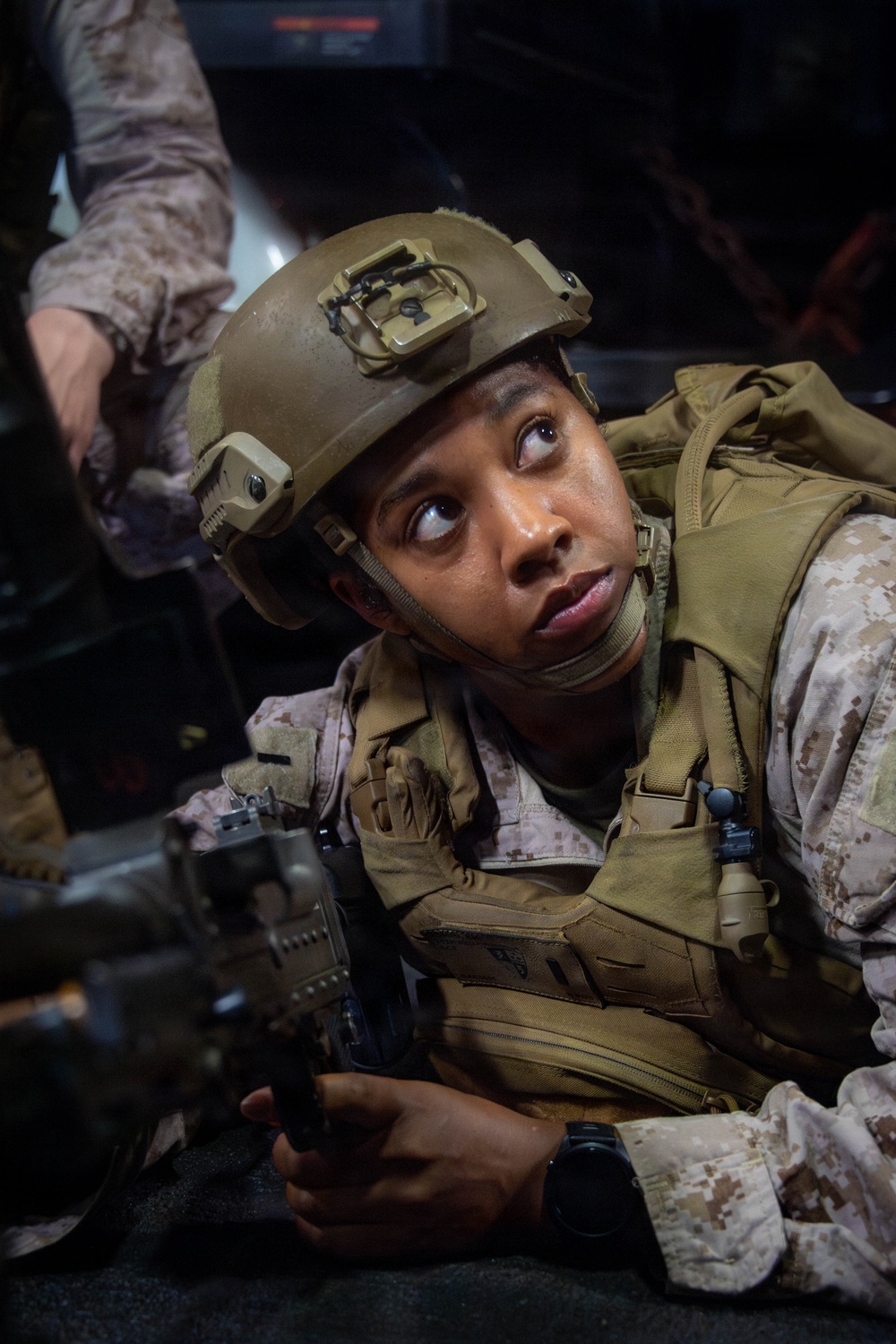 U.S. Marines Conduct Weapons Familiarization, Aircraft Maintenance Aboard USS Boxer