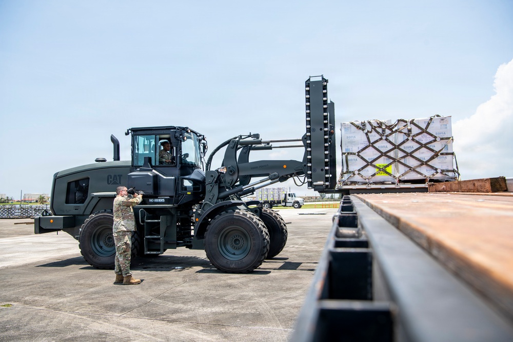 36th Wing prepares life saving aid in response to Typhoon Sinlaku