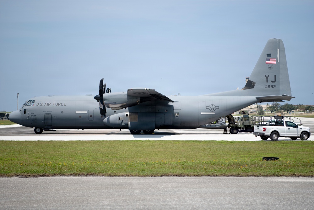 36th Wing prepares life saving aid in response to Typhoon Sinlaku