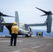 Boxer Sailors, 11th MEU Marines Conduct Flight Operations