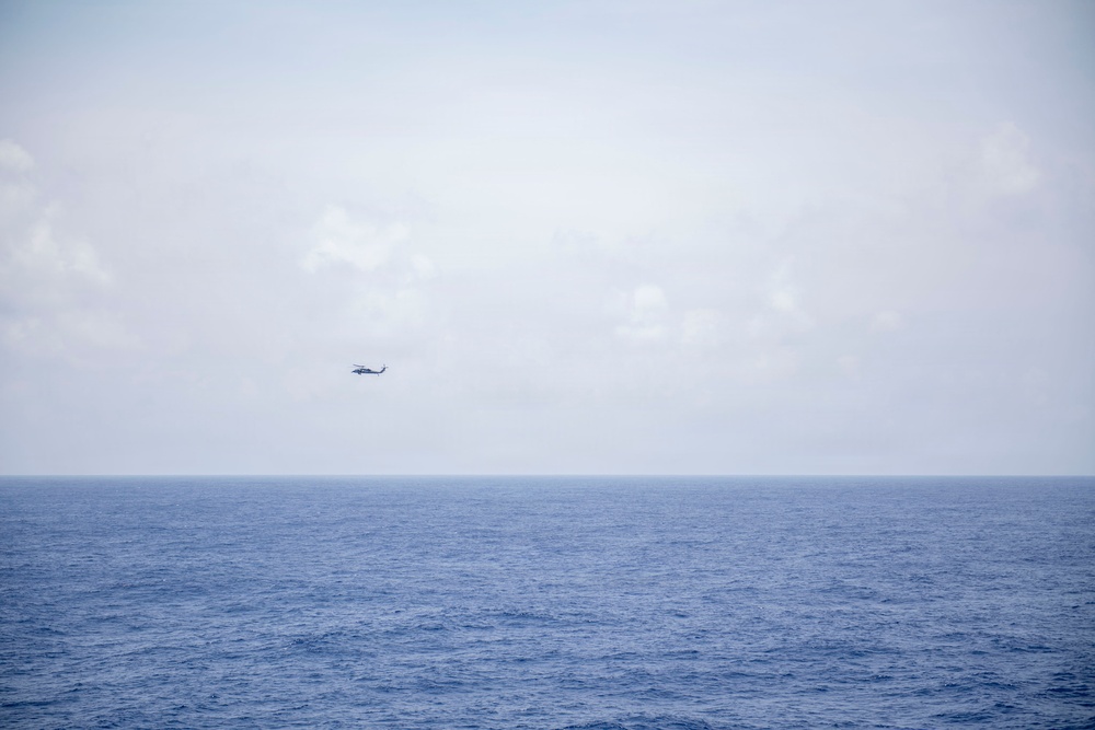 Boxer Sailors, 11th MEU Marines Conduct Flight Operations