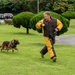 18th Wing command chief trains with military working dog teams