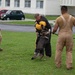 18th Wing command chief trains with military working dog teams