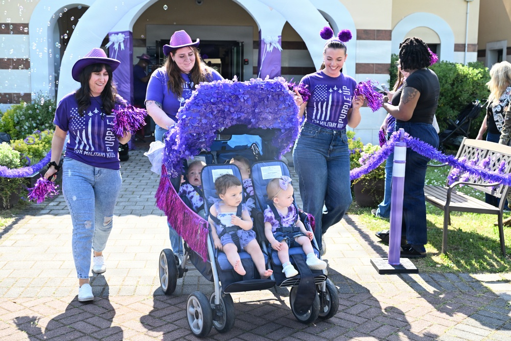 Aviano AB throws Month of the Military Child Parade